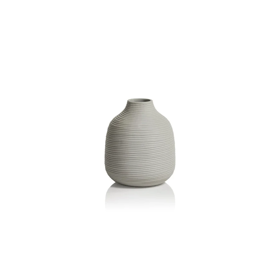 Easy-to-Use Delano Porcelain Vase - White - Small Smart