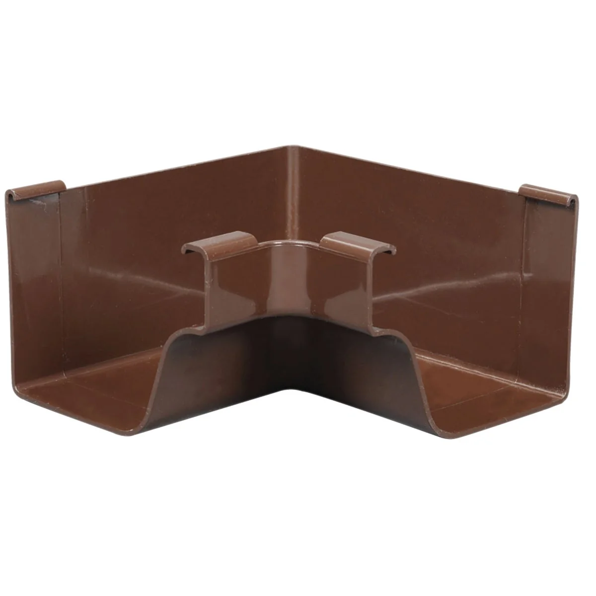 Artisan Amerimax 5 In. Traditional K-Style Brown Vinyl Gutter Inside Miter Long-Lasting