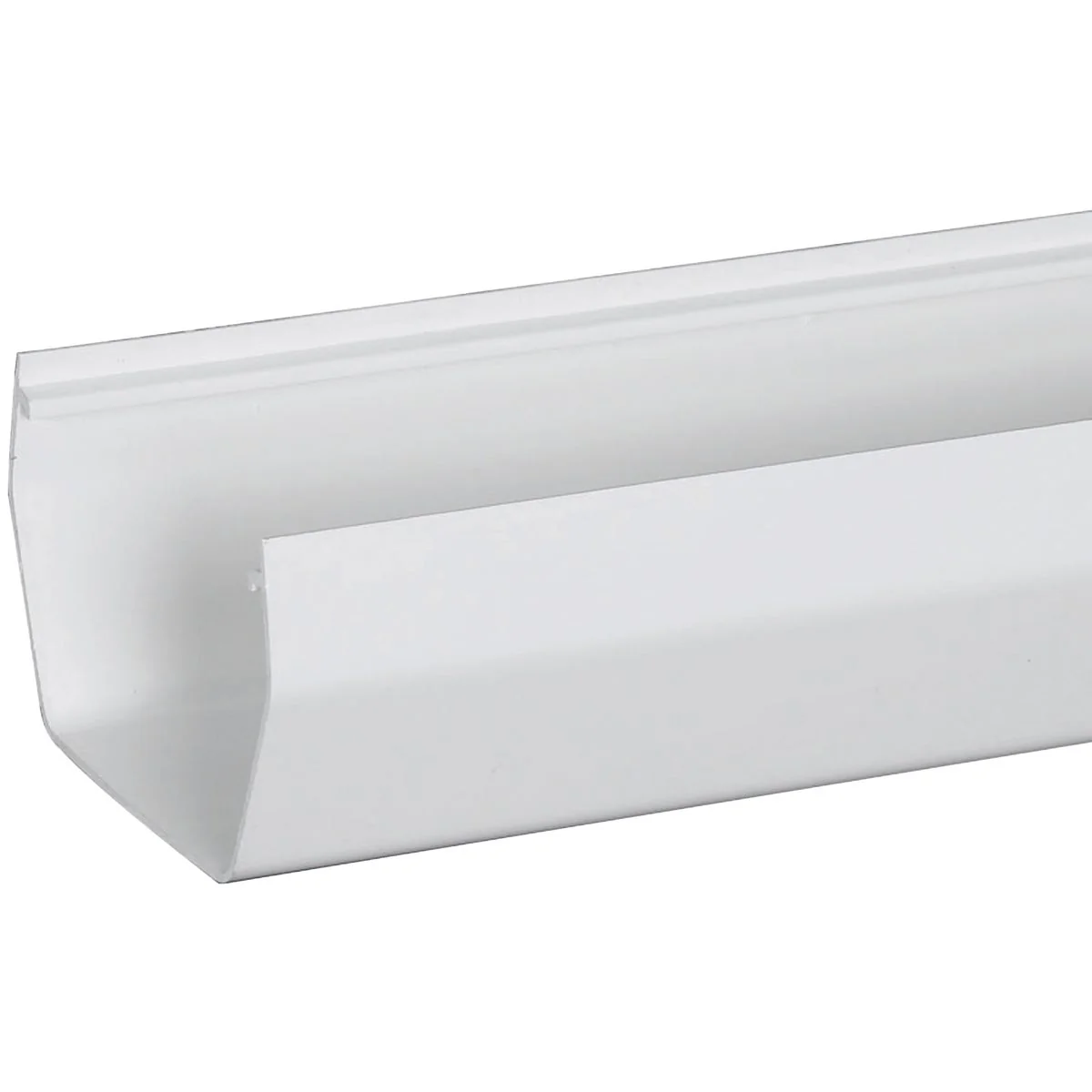 Verified Amerimax 5 In. Contemporary White Vinyl Gutter 10 Ft. Advanced