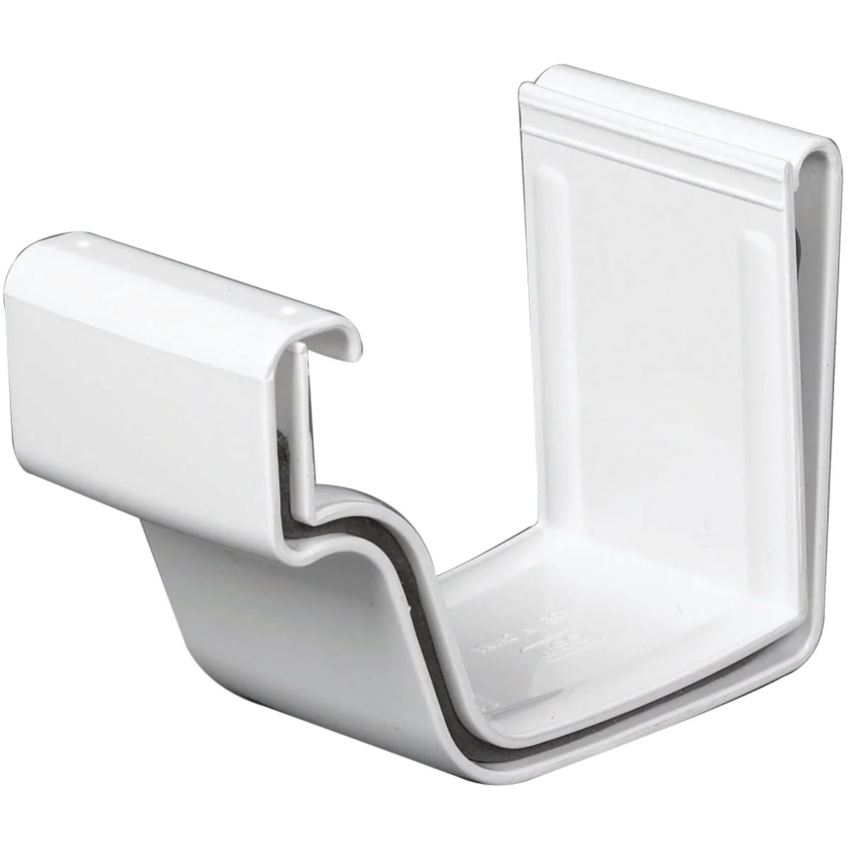 Comfortable Amerimax 5 In. Traditional K-Style White Vinyl Gutter Slip Joint Connector Environmentally Friendly