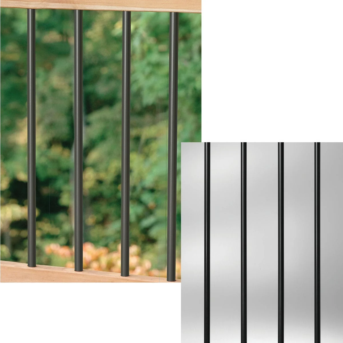 Fast Deckorators 32 In. Bronze Aluminum Classic Baluster 10-Pack High-Quality
