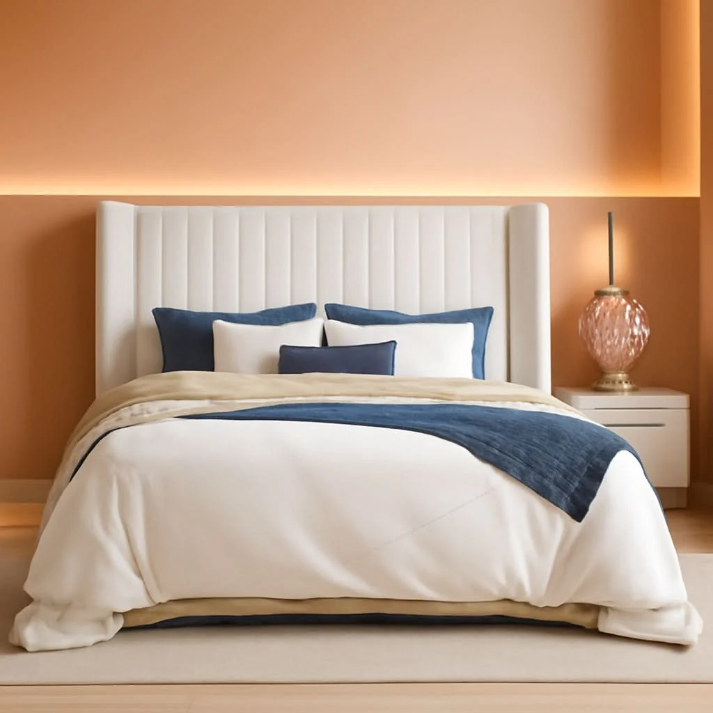 Breathable Queen Velvet Upholstered Bed Frame With USB Charging Next-Generation