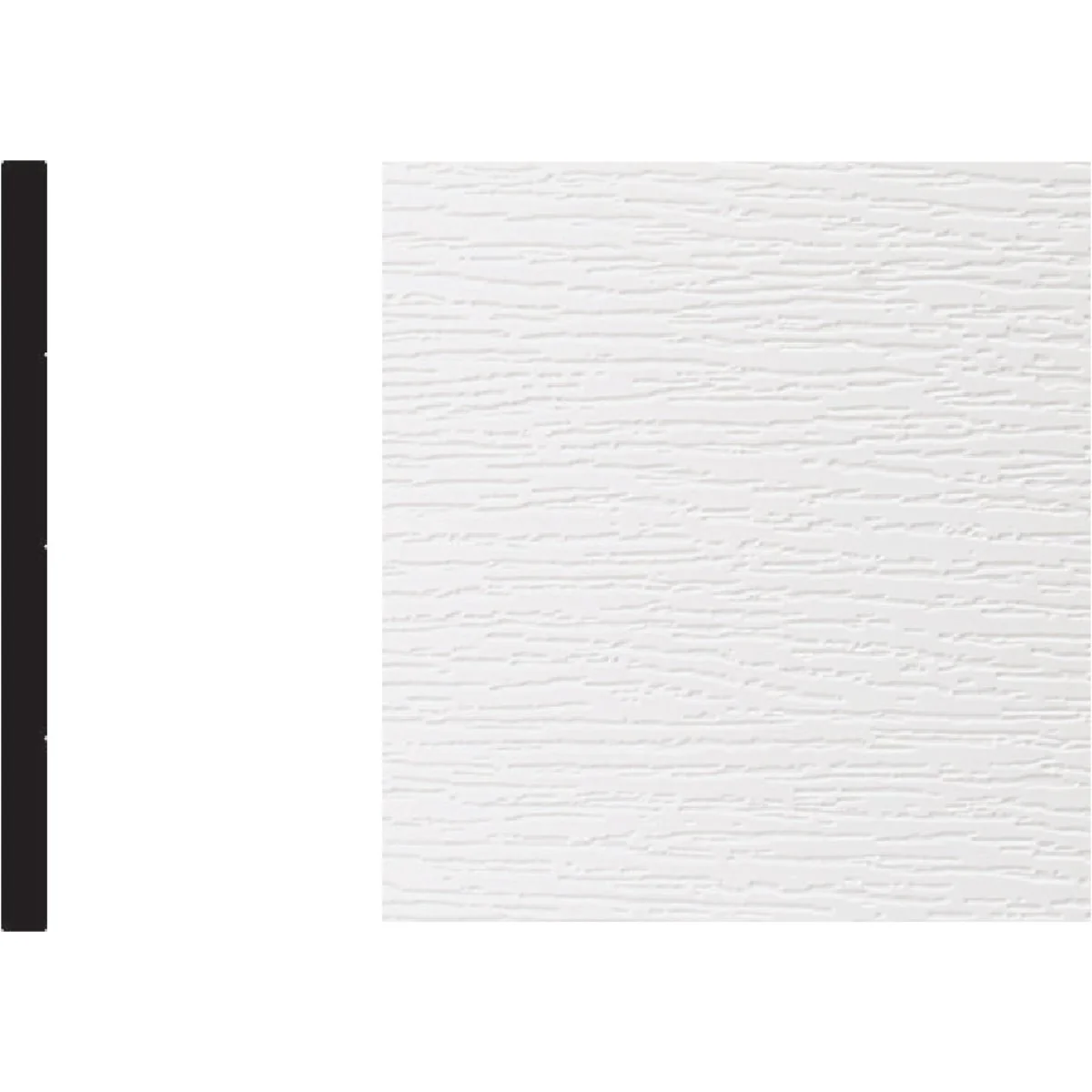 Easy-to-Use Royal 5 16 In. x 5-13 16 In. x 8 Ft. White PVC Flat Molding Advanced