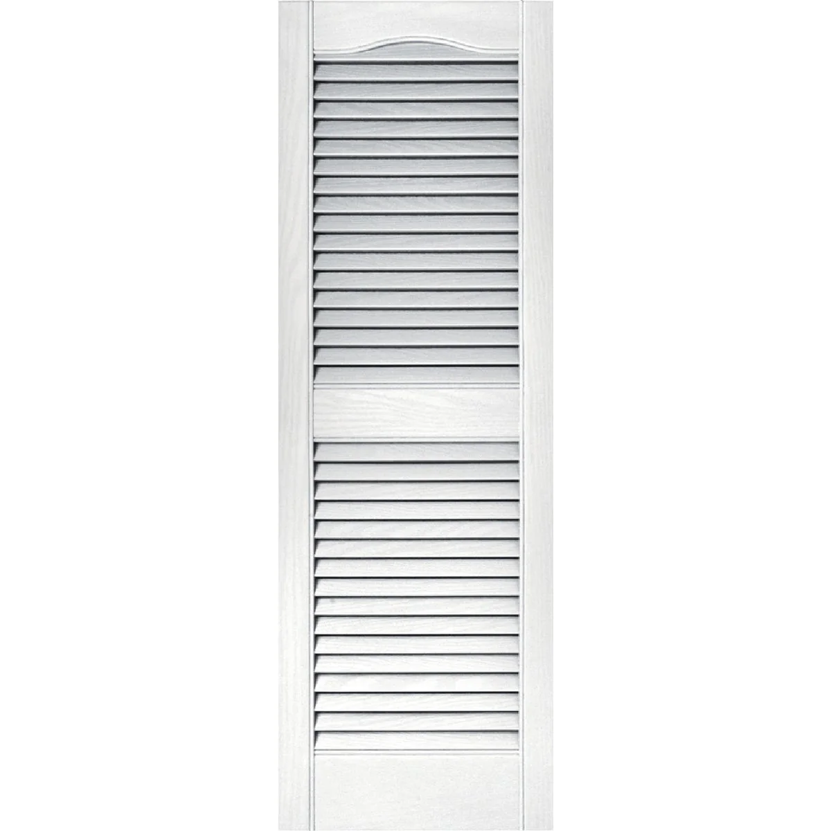 Reliable Builders Edge 15 In. x 43 In. Vinyl Louvered Shutter 2-Pack Trendy