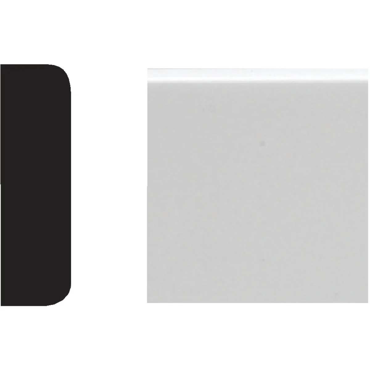 Elegant Royal 1 4 In. x 3 4 In. x 8 Ft. White PVC Screen Molding Fine Crafted