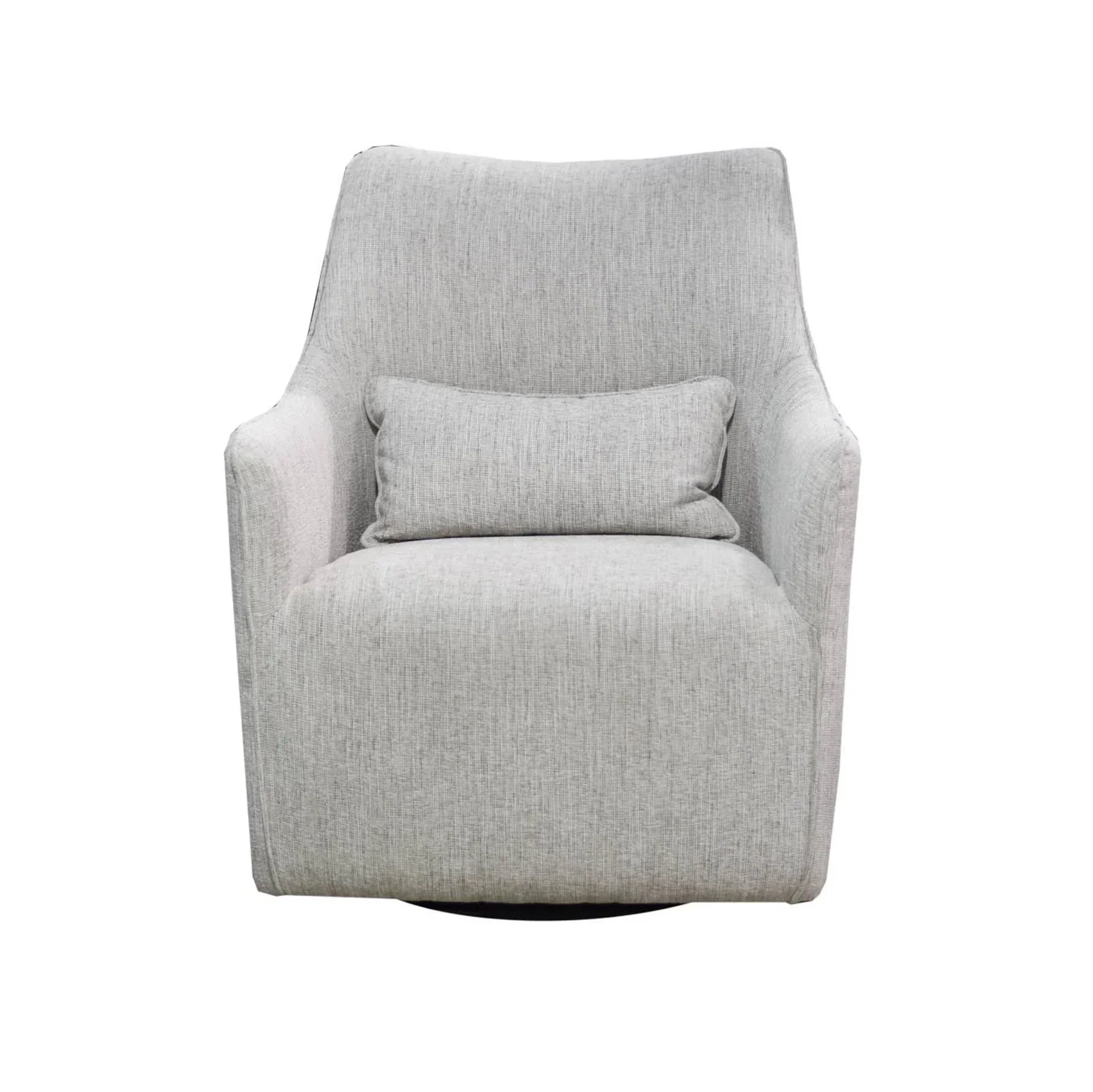 Green Lilith Swivel Chair - Woven Linen Authentic
