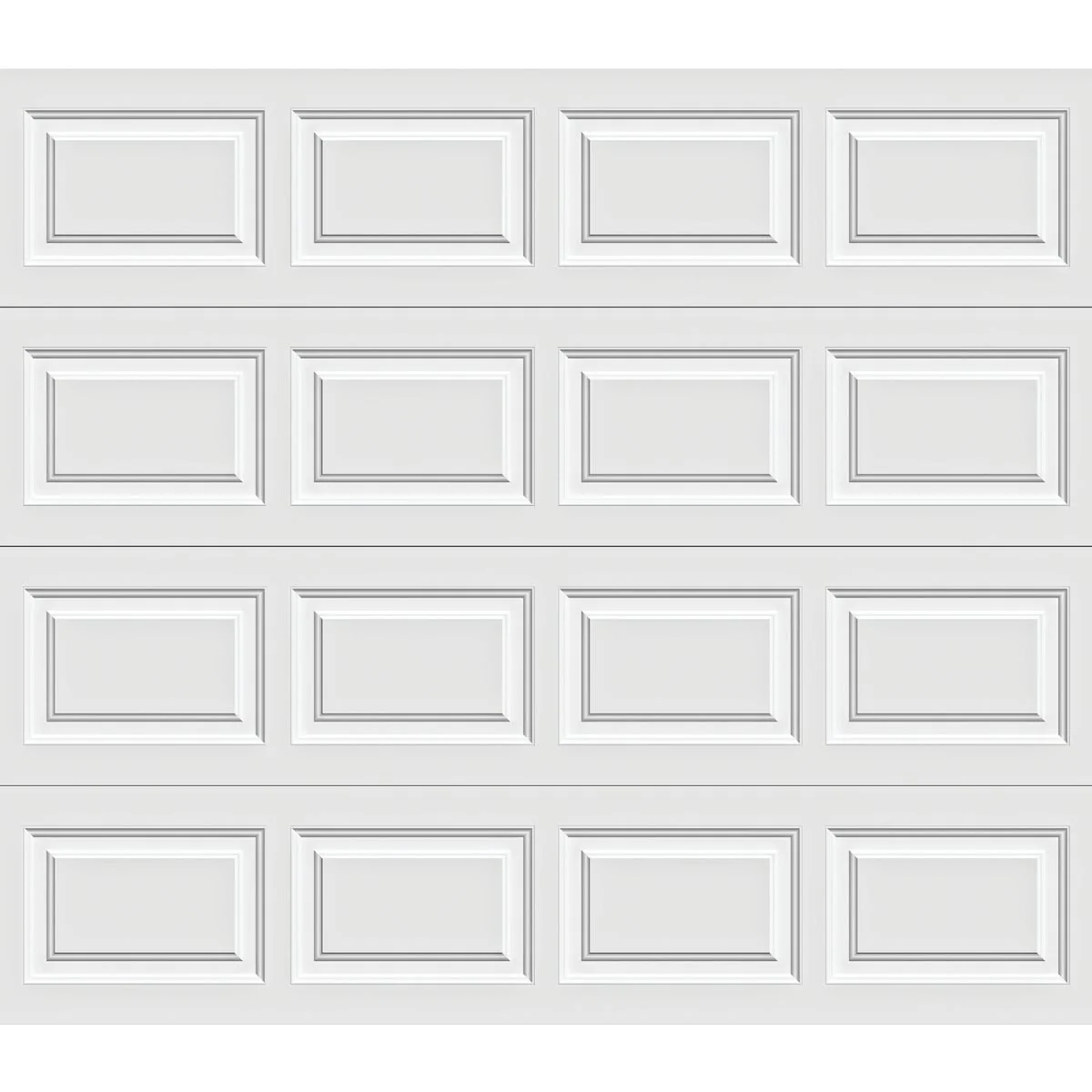 Eco-Friendly Holmes Gold Series 9 Ft. W x 7 Ft. H White Insulated Steel Garage Door w EZ-Set Torsion Spring Long-Lasting