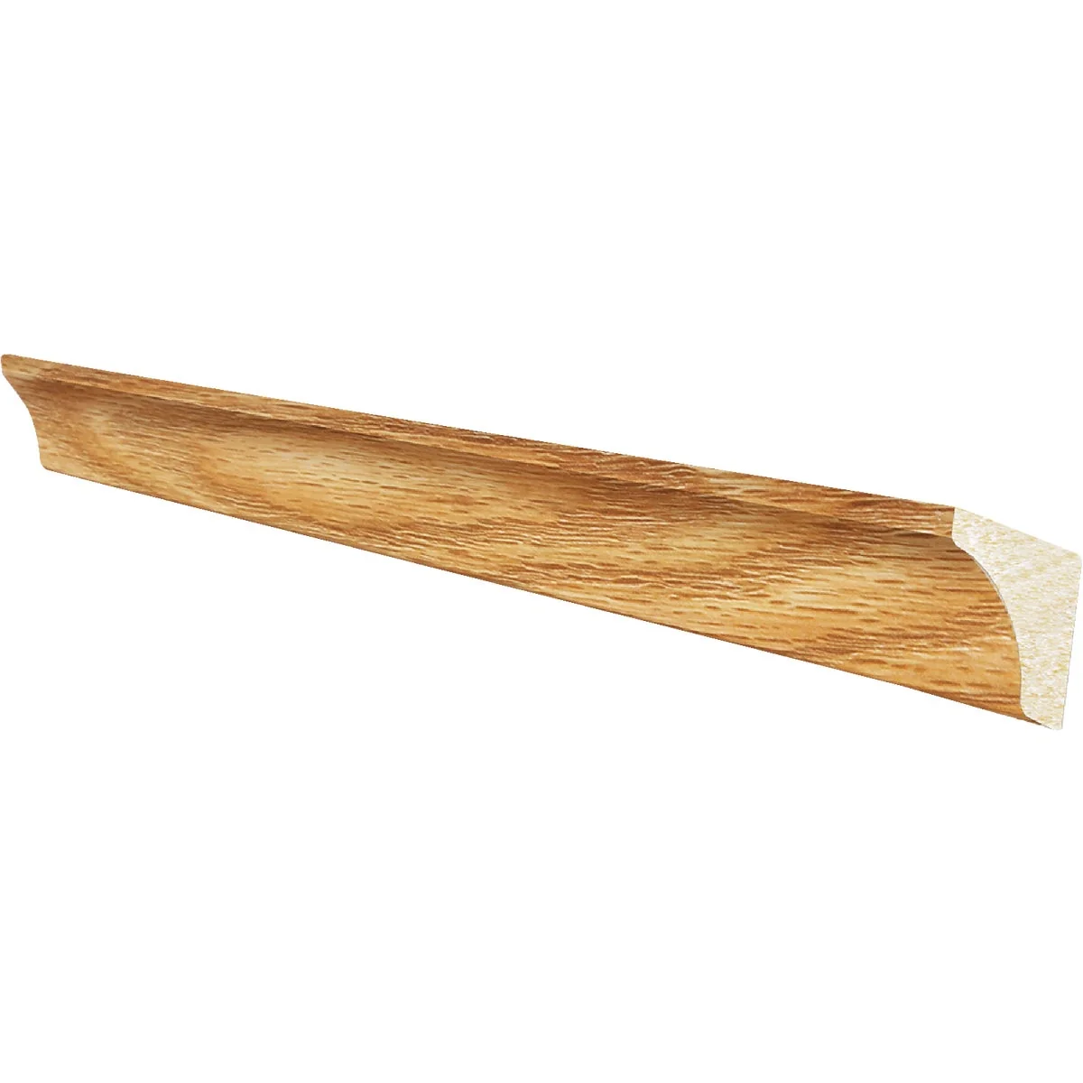 Reusable Inteplast Building Products 11 16 In. W. x 11 16 In. H. x 8 Ft. L. Majestic Oak Polystyrene Cove Molding World-Class