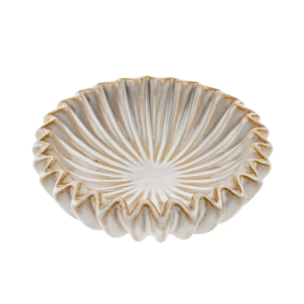 Versatile Fluted Ceramic Catchall L Modern