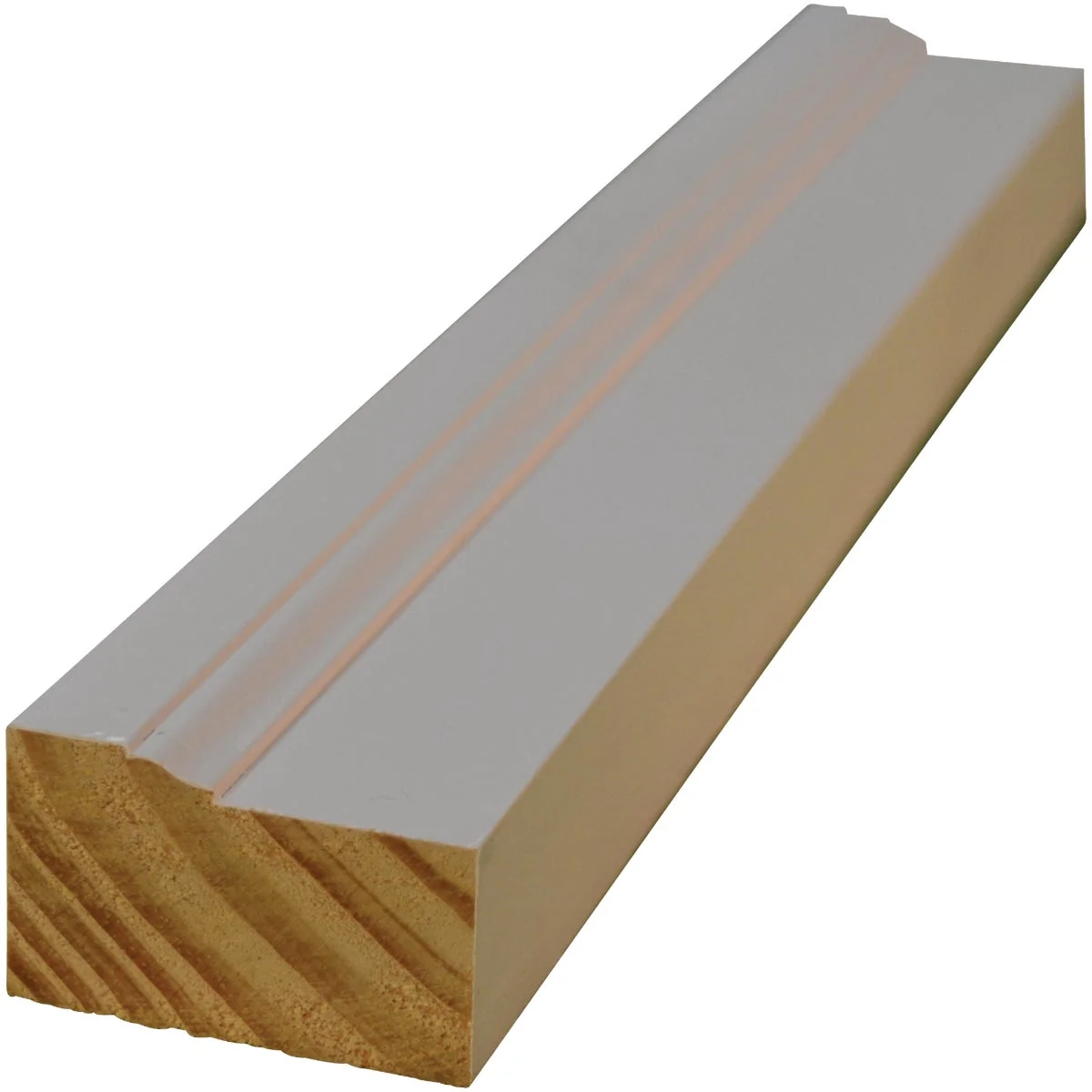 Responsible Alexandria Moulding 2 In. x 7 Ft. White Finger Joint Pine Brick Molding Set Smooth