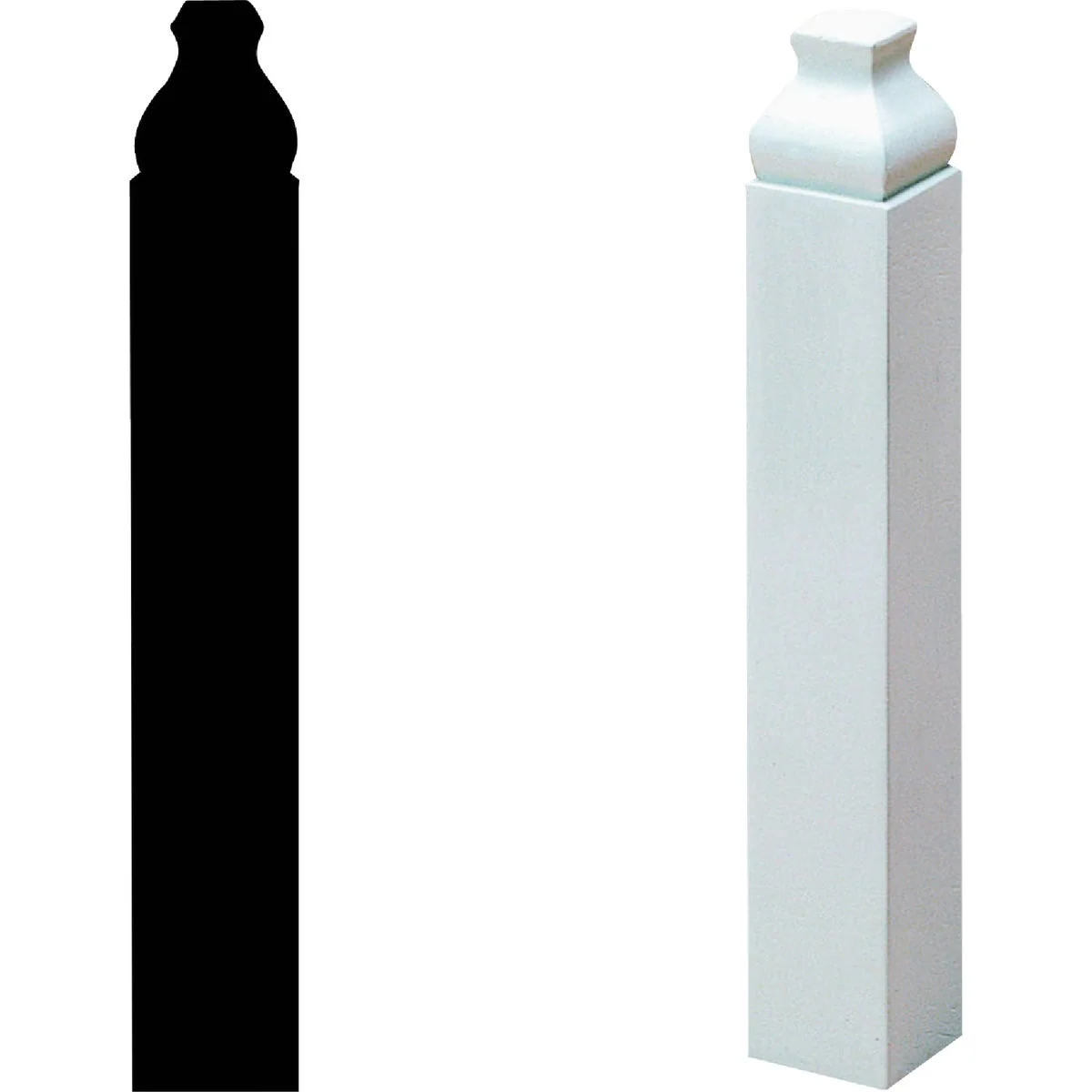 Efficient House of Fara 1-1 4 In. x 1-1 4 In. x 8 In. White MDF Outside Corner Top-Quality