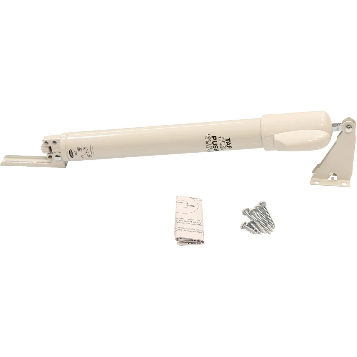 Modern Larson White Standard Duty Storm Door Closer with Hold Open Eco-Friendly