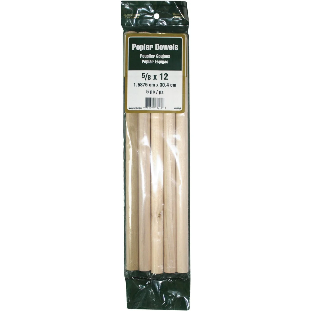 Effective Madison Mill 5 8 In. x 12 In. Poplar Dowel Rod 5 Pieces Advanced