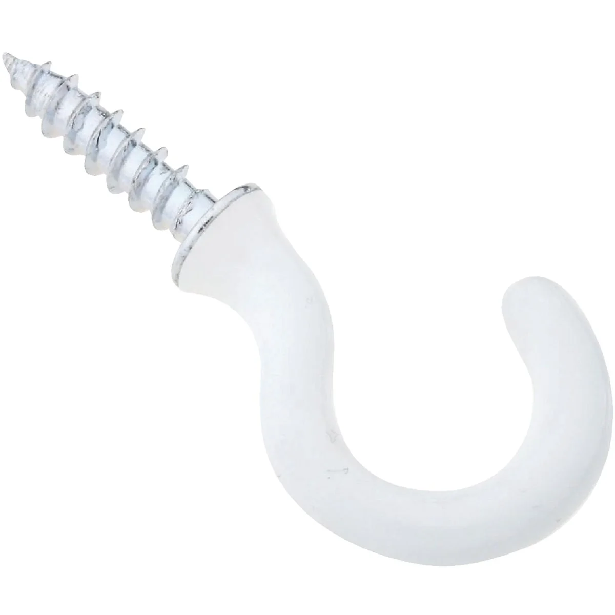 Carefully Designed National 3 4 In. White Vinyl Cup Hook 5 Count Premium