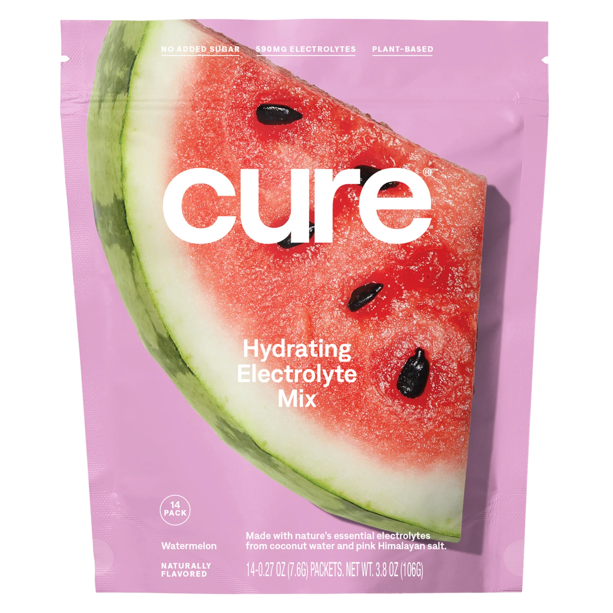 Effective Cure Hydration Hydrating Electrolyte Drink Mix Recyclable