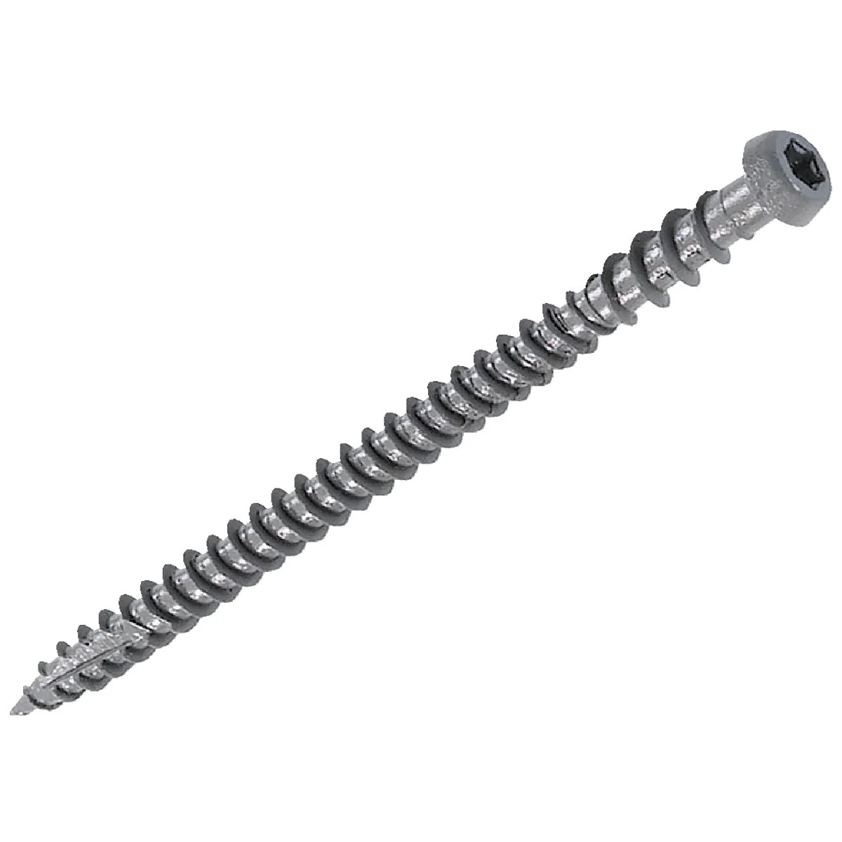 Solid Fastenmaster TrapEase 3 10 x 2-1 2 In. Gray Composite Deck Screw 350 Ct. Pail Smooth