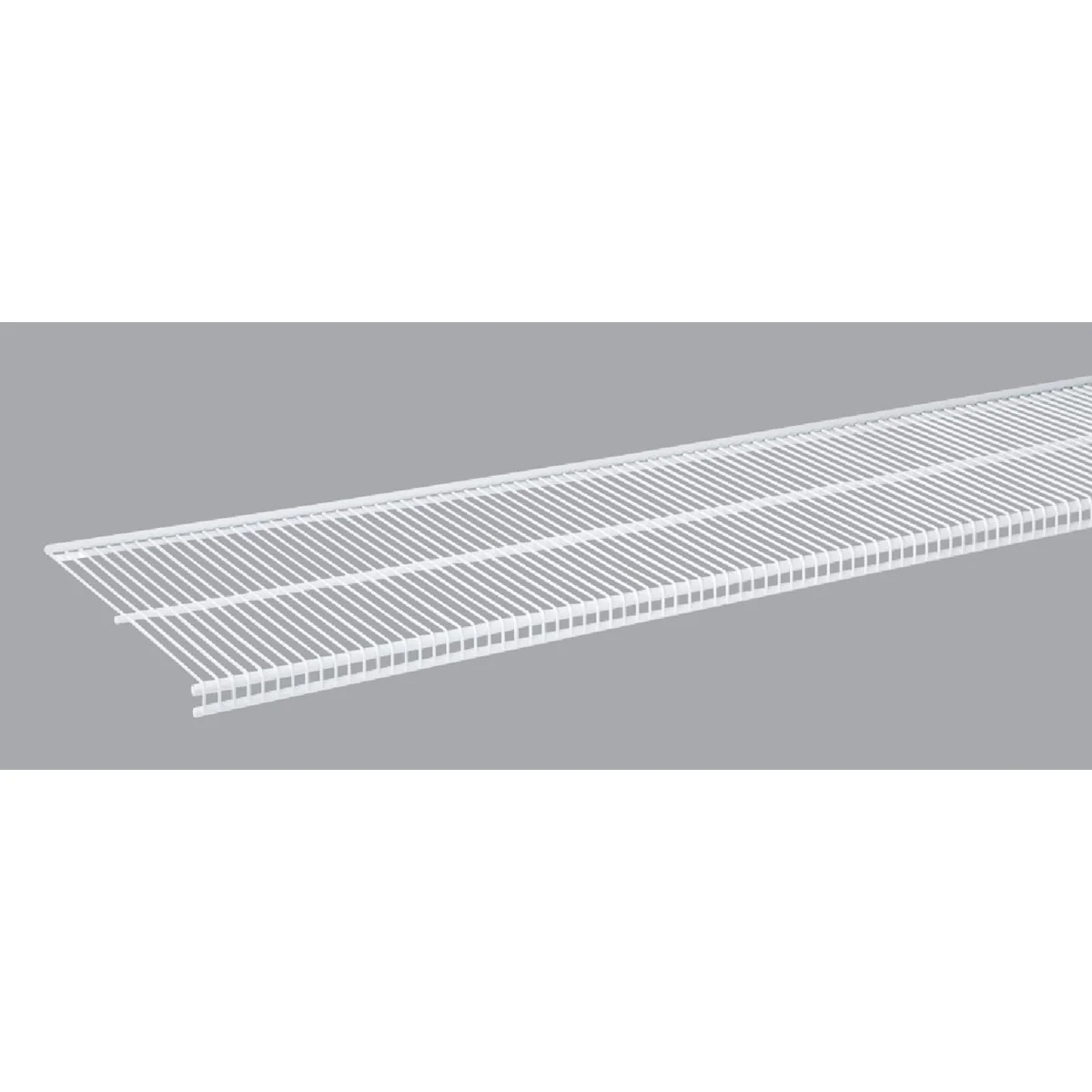 User-Friendly Organized Living domRail 8 Ft. W. x 16 in. D Profile Ventilated Closet Shelf White High-End