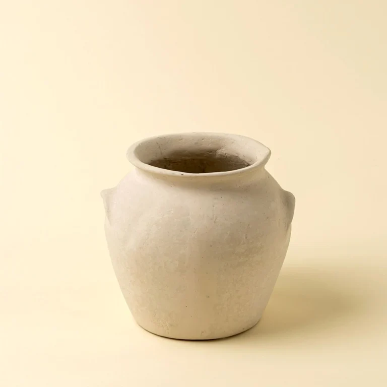 Prestigious Milos Paper Mache Urn Comfortable