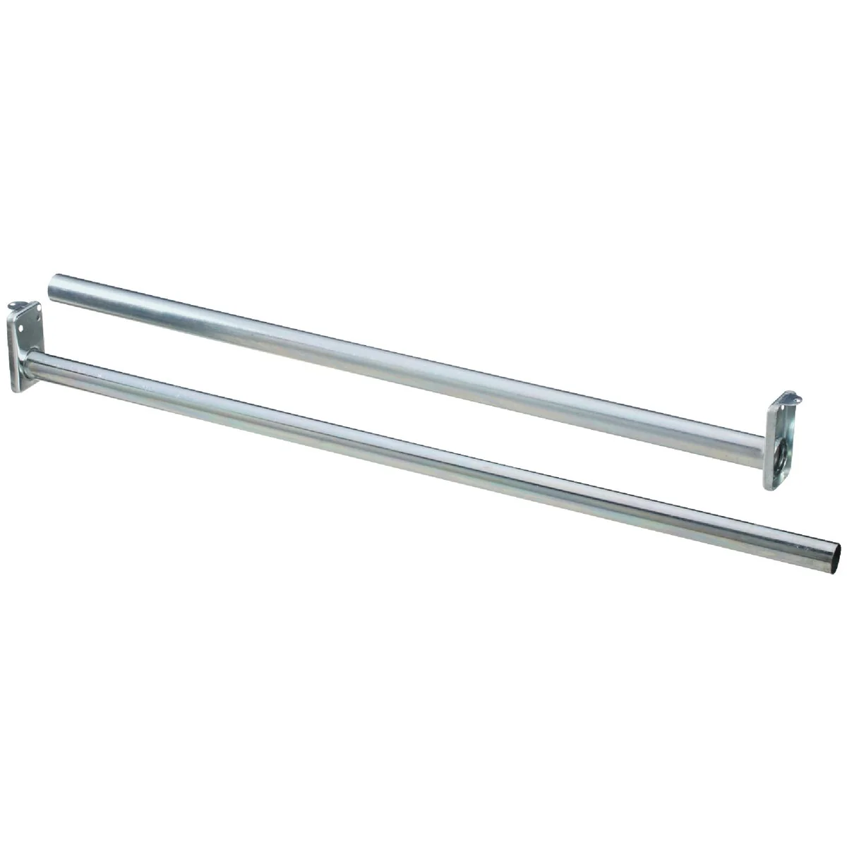 Quality Stanley National 48 In. To 72 In. Adjustable Closet Rod Bright Steel Enhanced