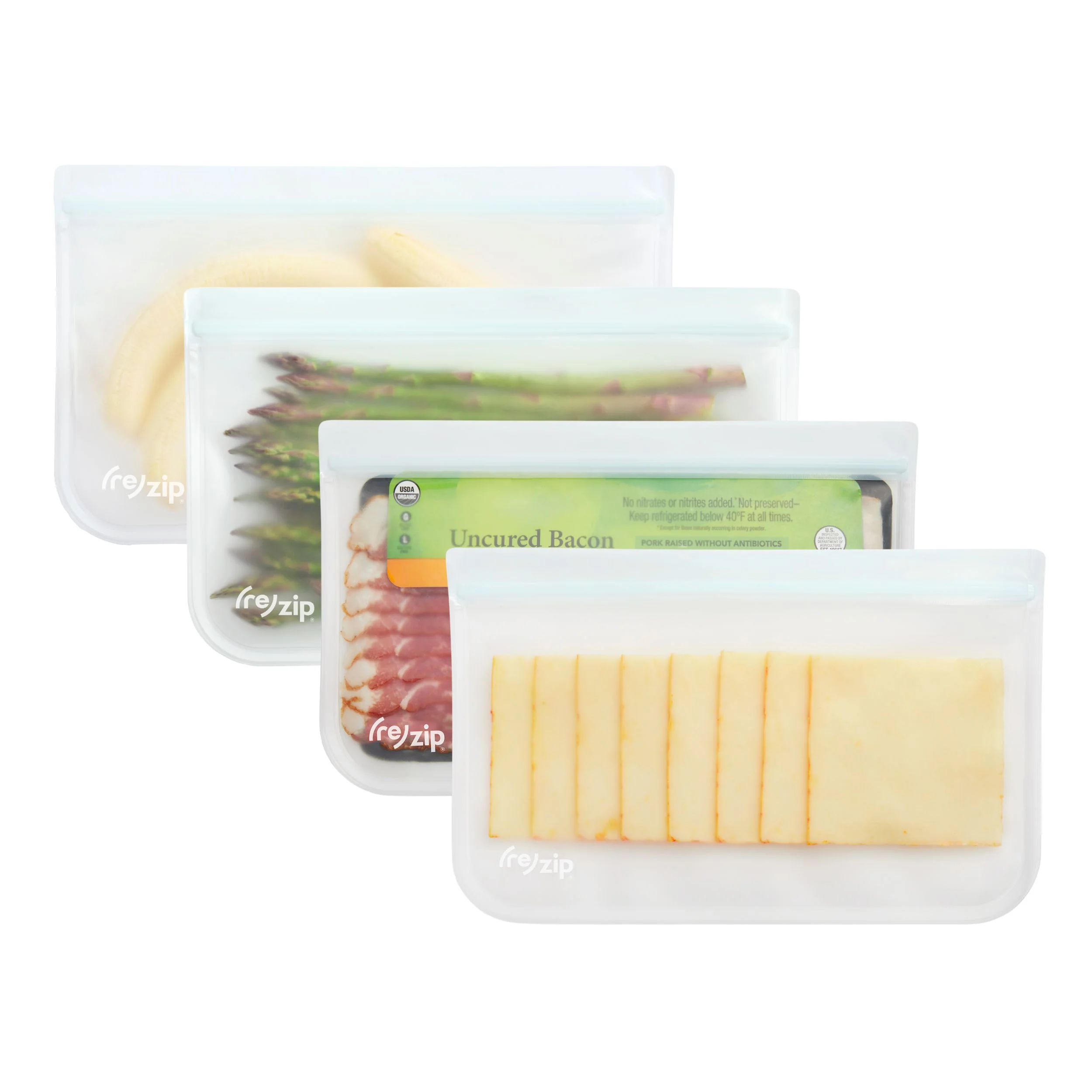 Genuine re zip Reusable Slim Deli Leftover Bags Versatile