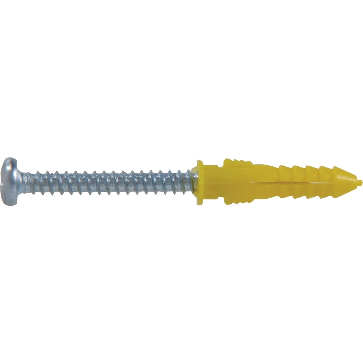 High-End Hillman 4 - 6 - 8 Thread x 7 8 In. Yellow Ribbed Plastic Anchor 75 Ct. Convenient