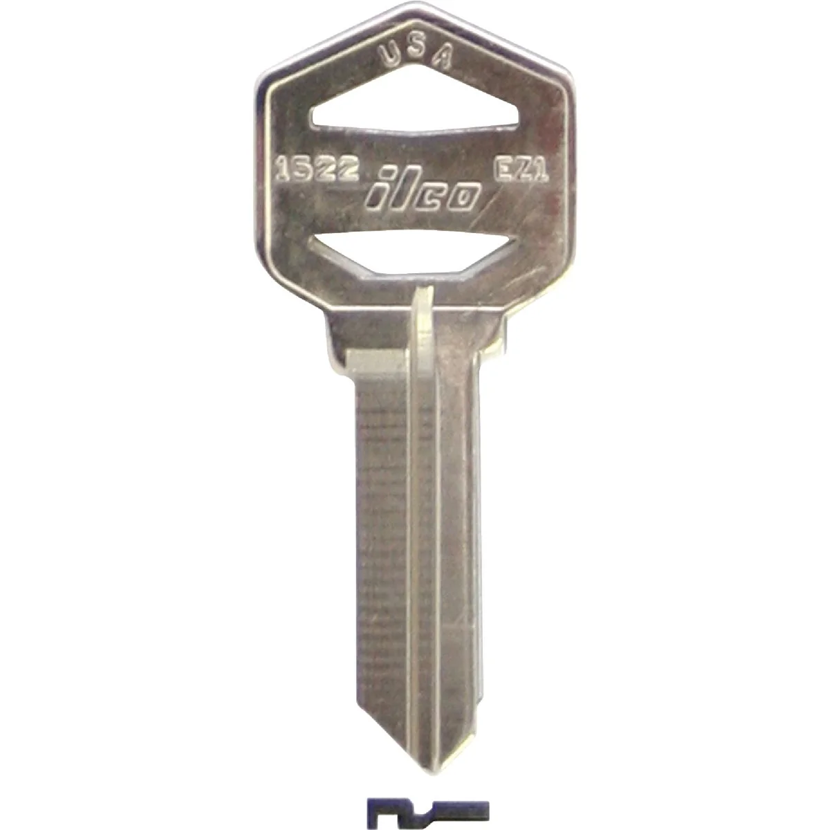 Convenient ILCO Kwikset Nickel Plated House Key EZ1-KW1 10-Pack Practical