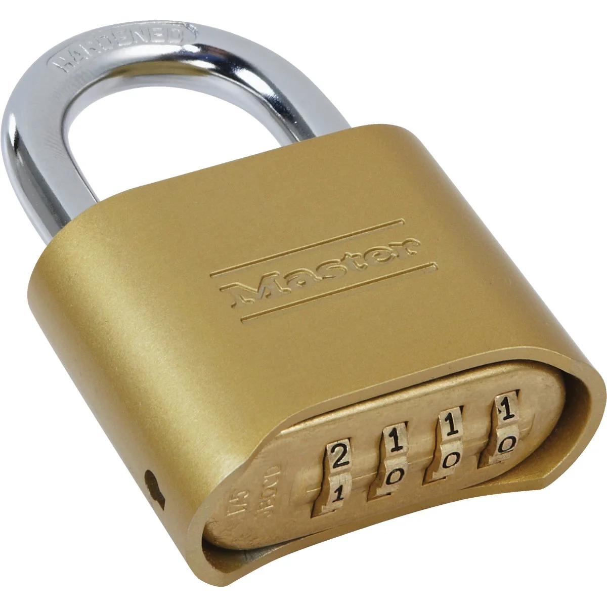Durable Master Lock 2 In. Zinc Die-Cast Copper Color Tamper Resistant Combination Lock Verified