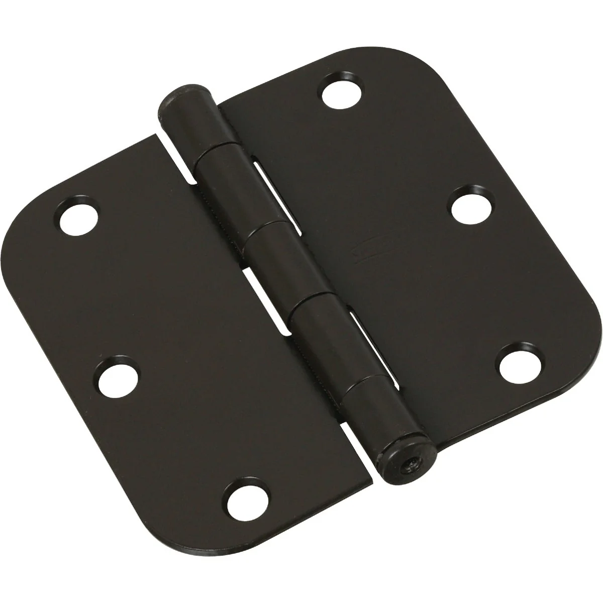 Secure 3-1 2 In. x 5 8 In. Radius Oil Rubbed Bronze Door Hinge 3-Pack Fine