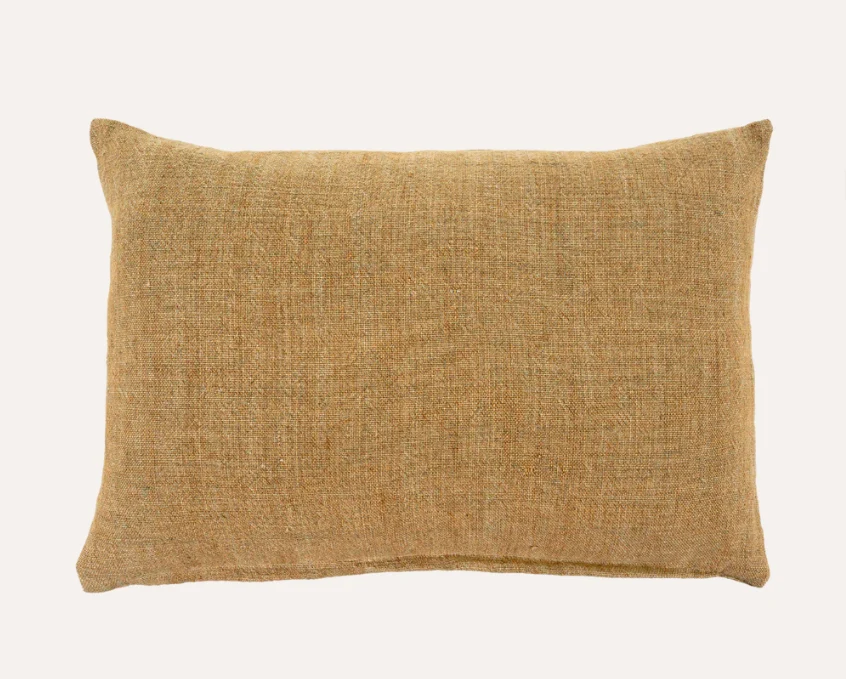 Comfortable 16x24 Archer Linen Pillow All Spice Original
