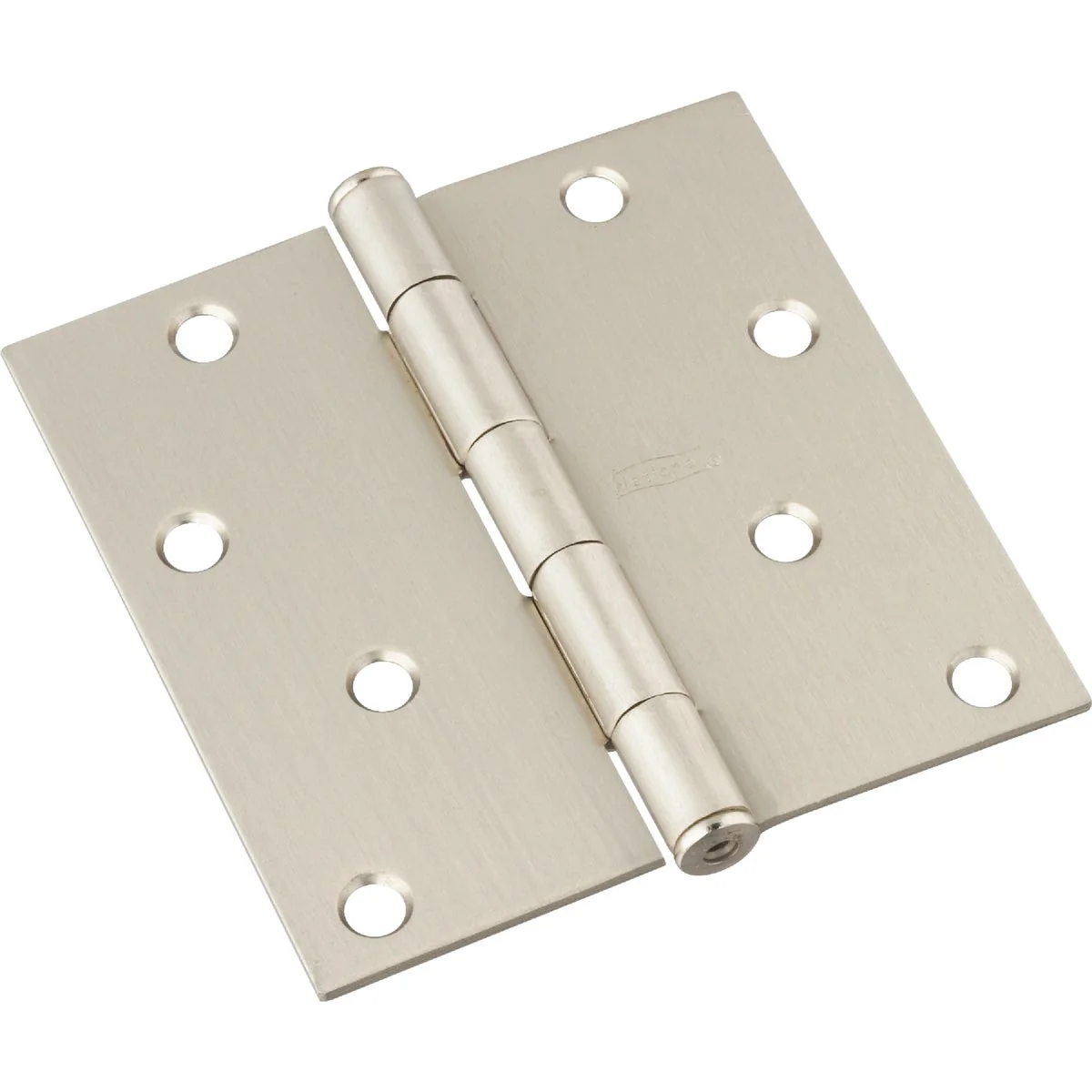 Comfortable National 4 In. Square Satin Nickel Door Hinge Effective