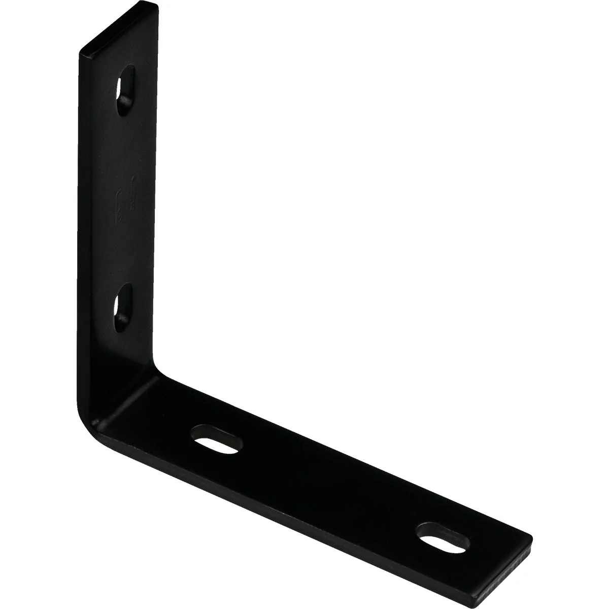 World-Class National Catalog 1151BC 6.25 In. x 1.5 In. Black Heavy-Duty Corner Brace Solid
