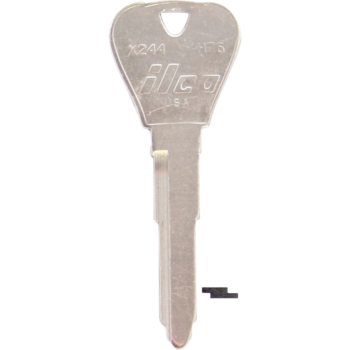 Reusable ILCO Ford Nickel Plated Automotive Key H76 10-Pack Enhanced