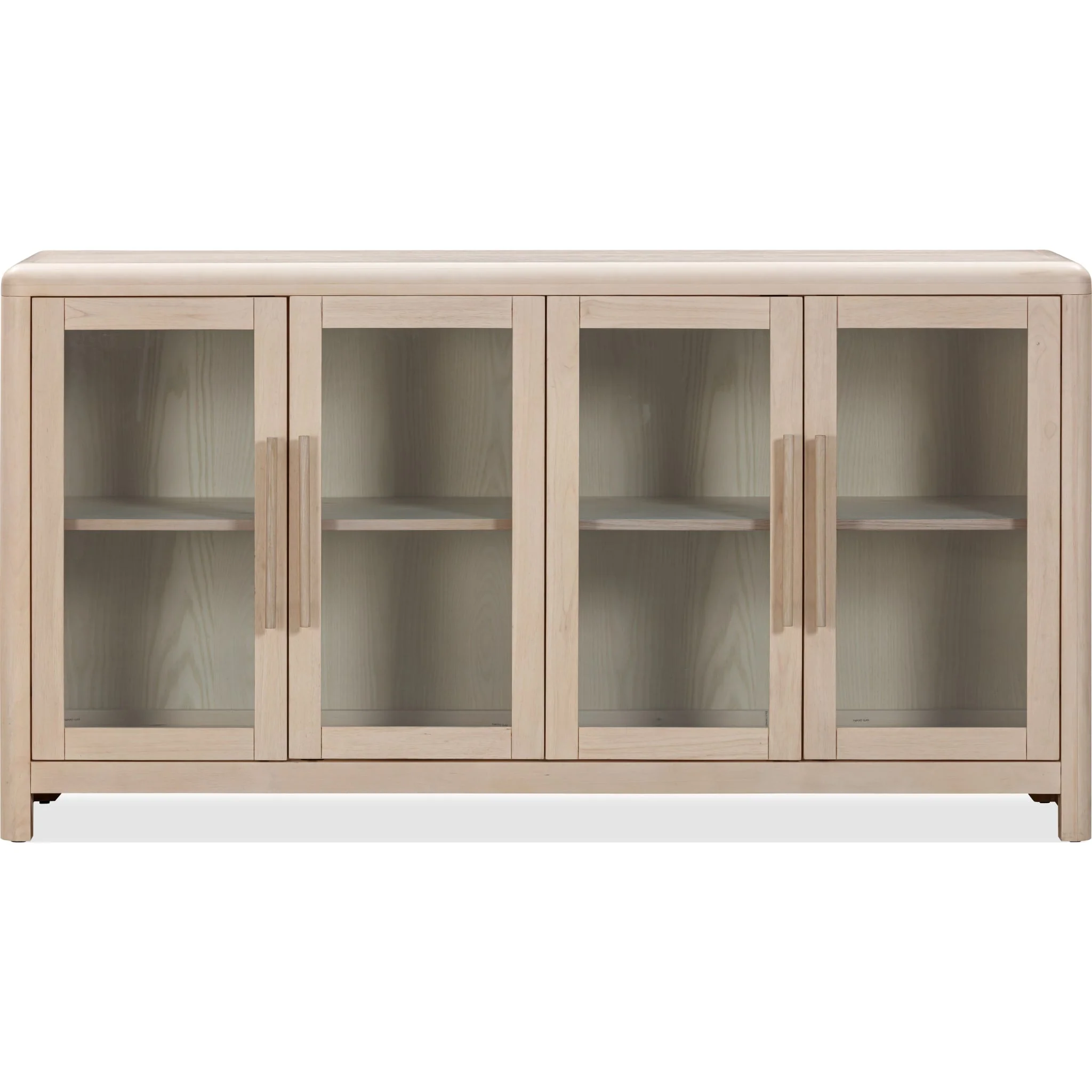 Professional Sunniva Glass Door Sideboard – White Sand Pure