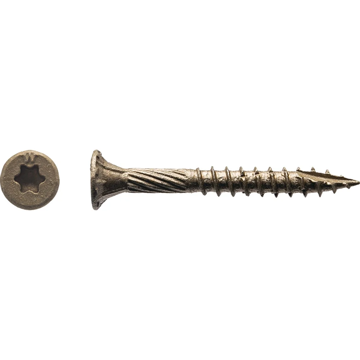 User-Friendly Big Timber 9 x 1-1 2 In. Bronze Flat Head Wood Screw 140 Ct. 1 Lb. Casual