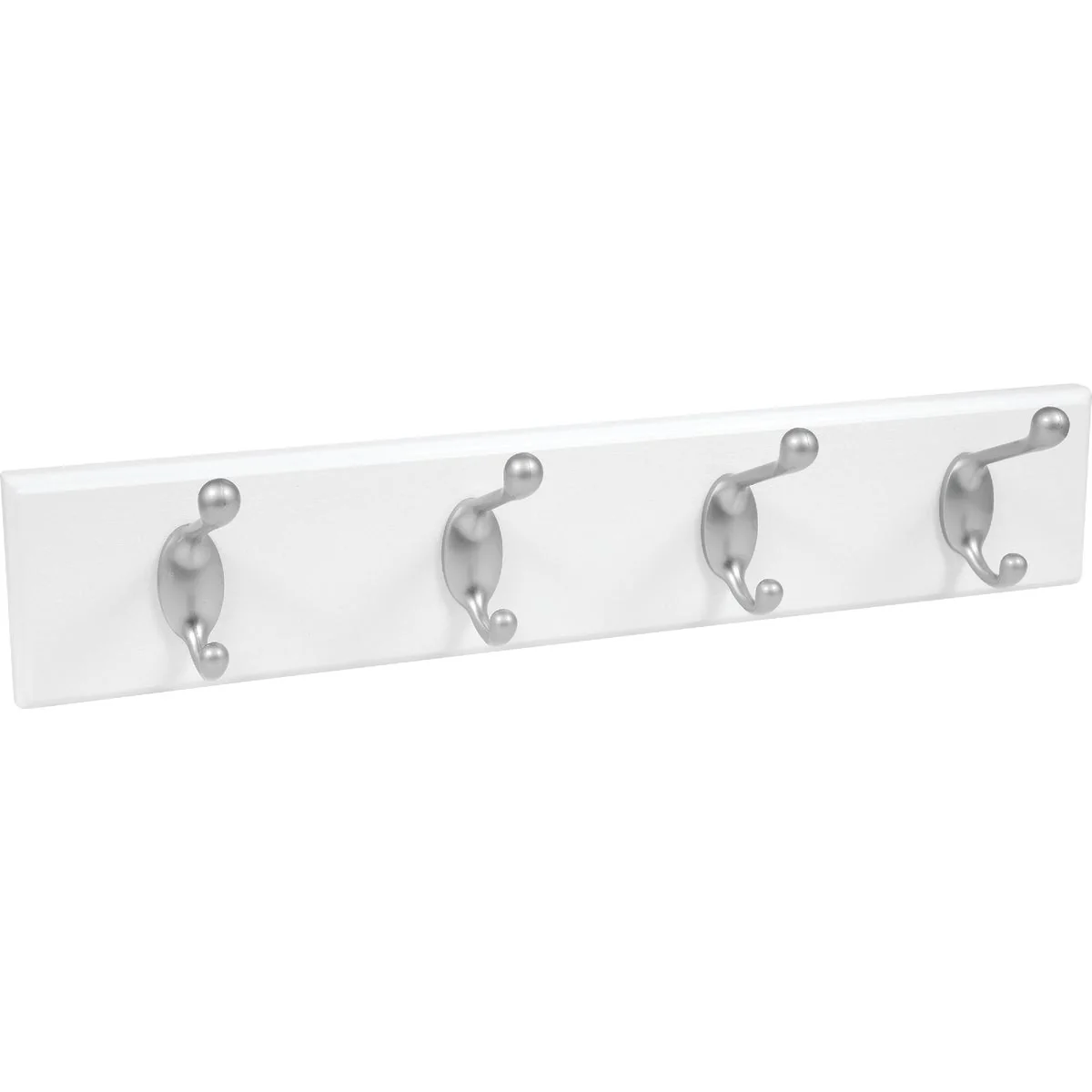 Elite High and Mighty 18 In. 30 Lb Capacity White Hook Rail Eco-Friendly