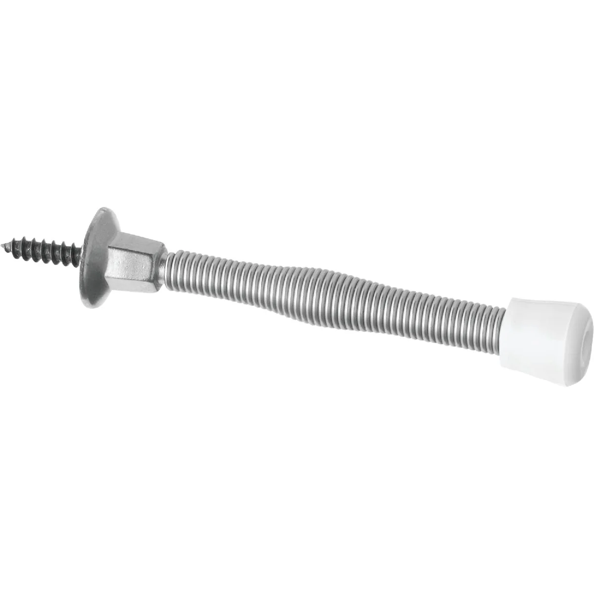 Casual National 1410 Satin Nickel Spring Door Stop Organic