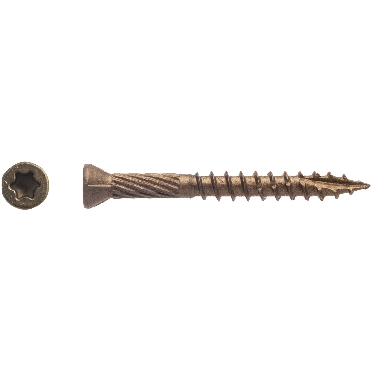 Unique Big Timber 9 x 1-5 8 In. Bronze Trim Screw 1 Lb. Relaxed