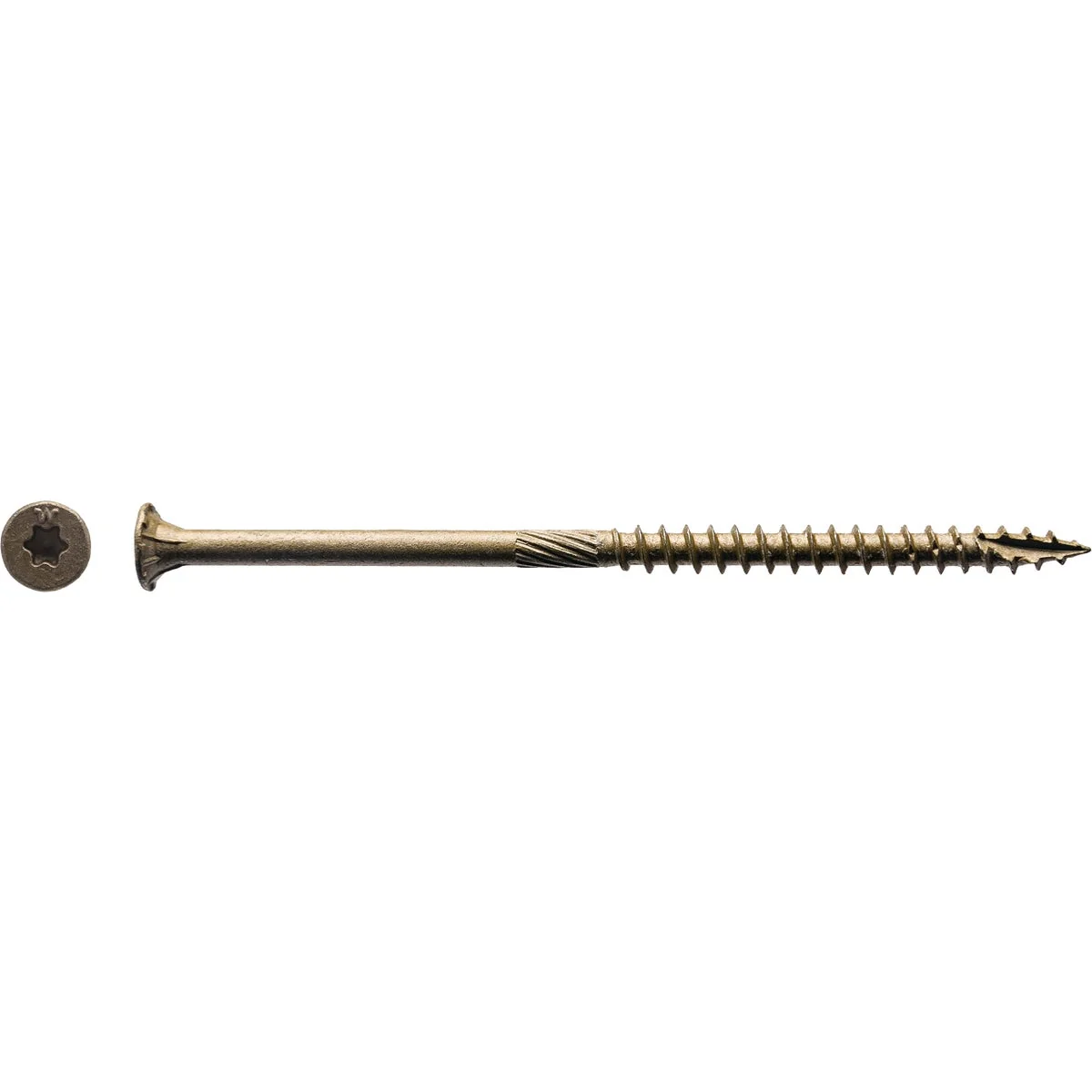 Traditional Big Timber 10 x 4 In. Bronze Flat Head Wood Screw 240 Ct. 5 Lb. Specialty