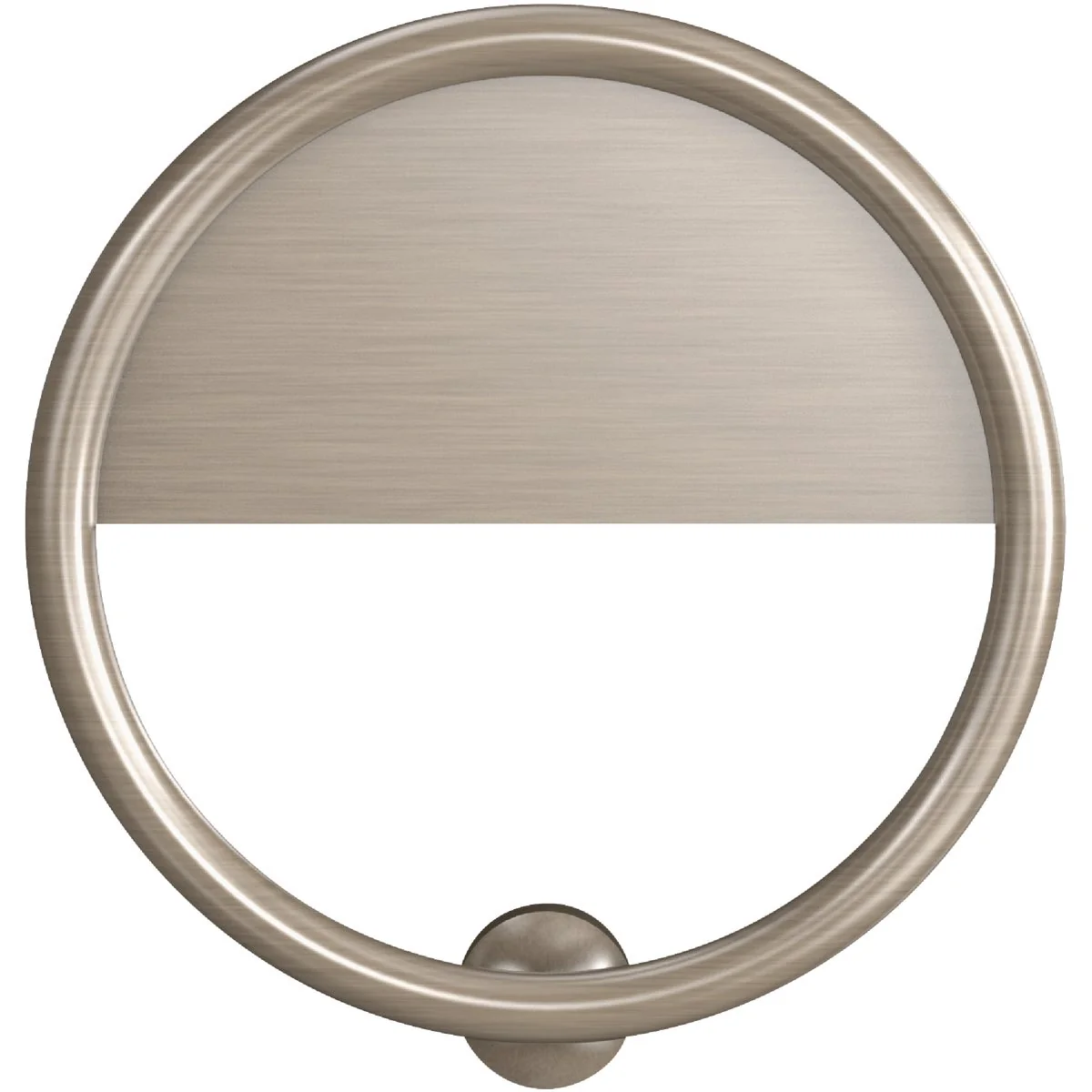Powerful National Hardware 4-1 3 In. Satin Nickel Cooper Door Knocker Stylish