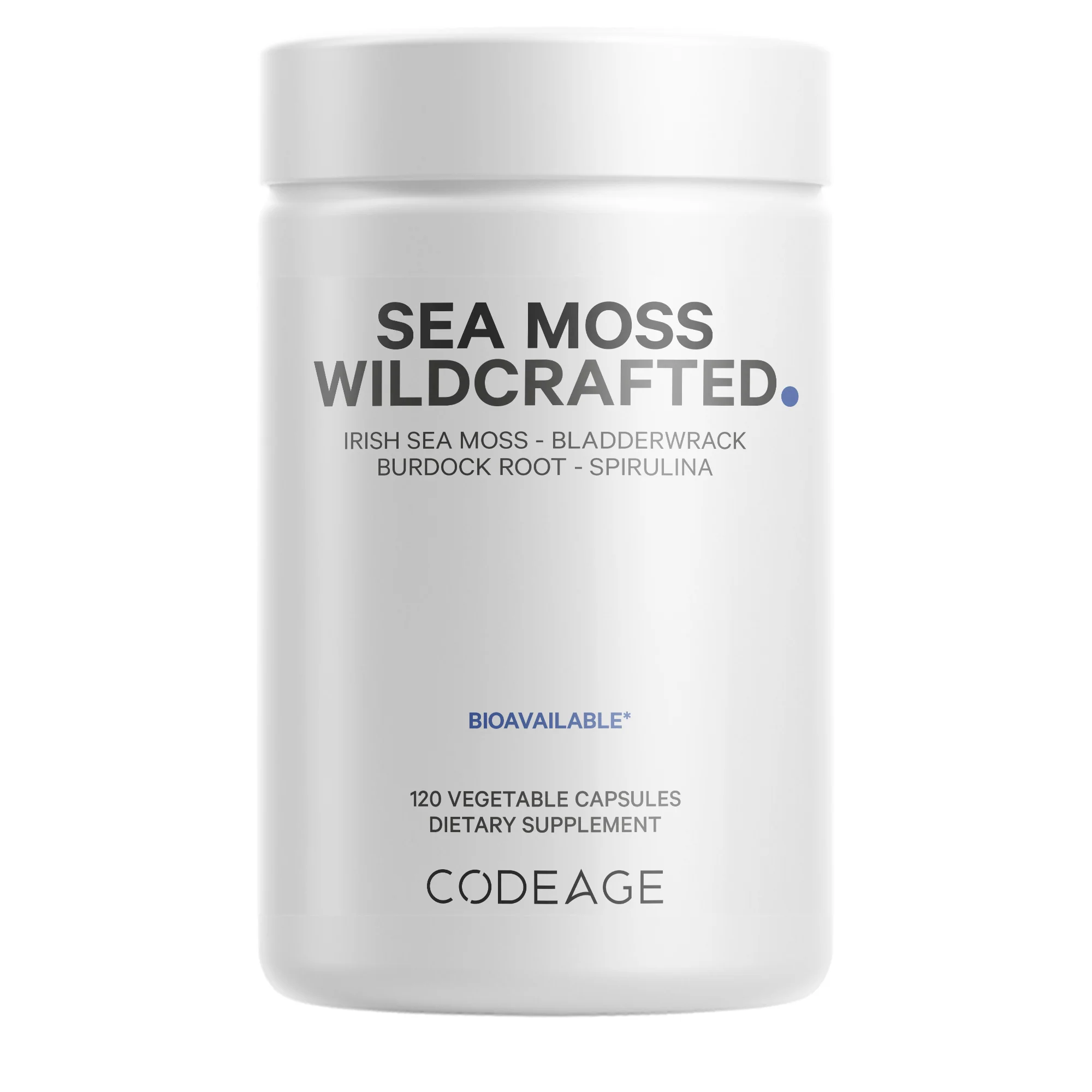 Specialty Codeage Sea Moss Wild Crafted Relaxed