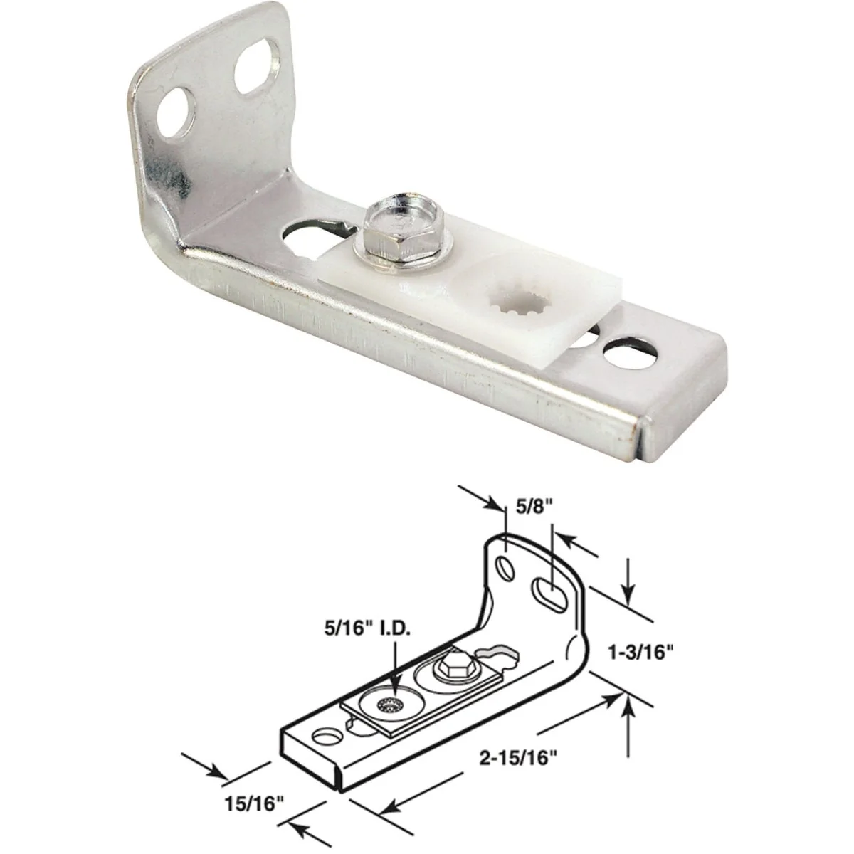 Consistent Prime-Line Bifold Door Bottom Pivot Bracket Organic