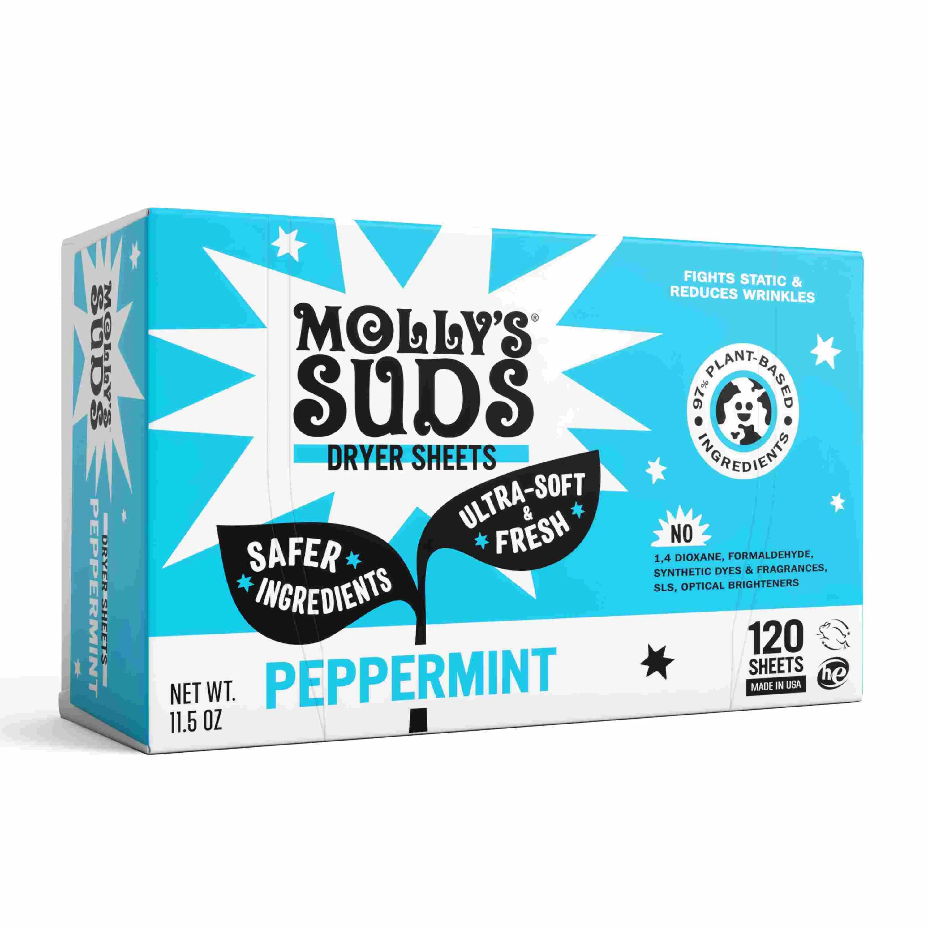 Prestigious Molly's Suds Fabric Dryer Sheets Flexible