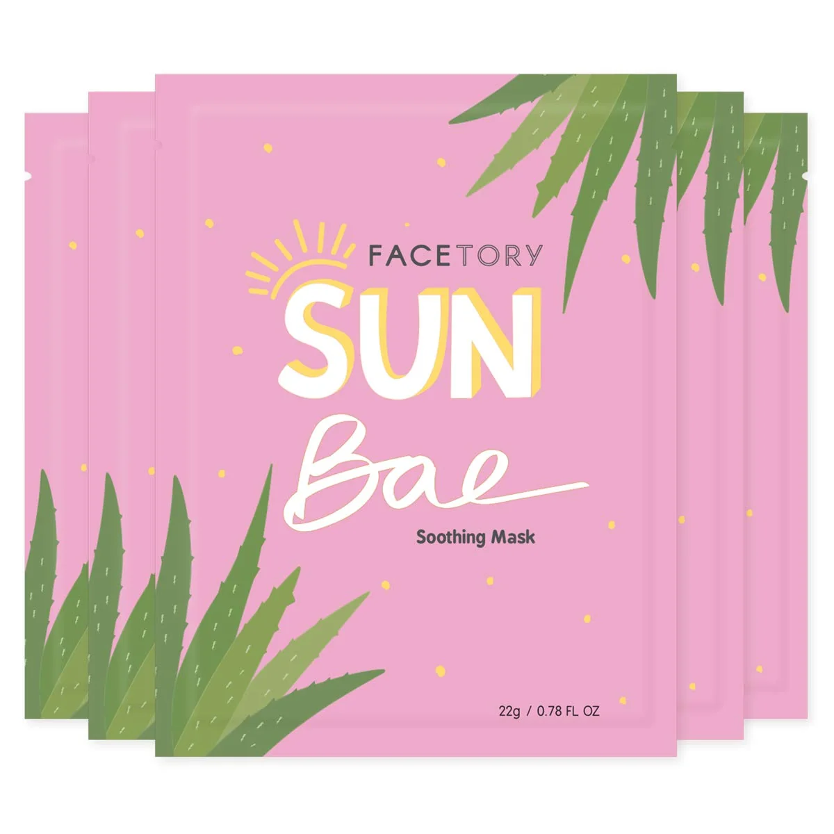 Authentic FaceTory Sun Bae SOOTHING Sheet Mask Detailed