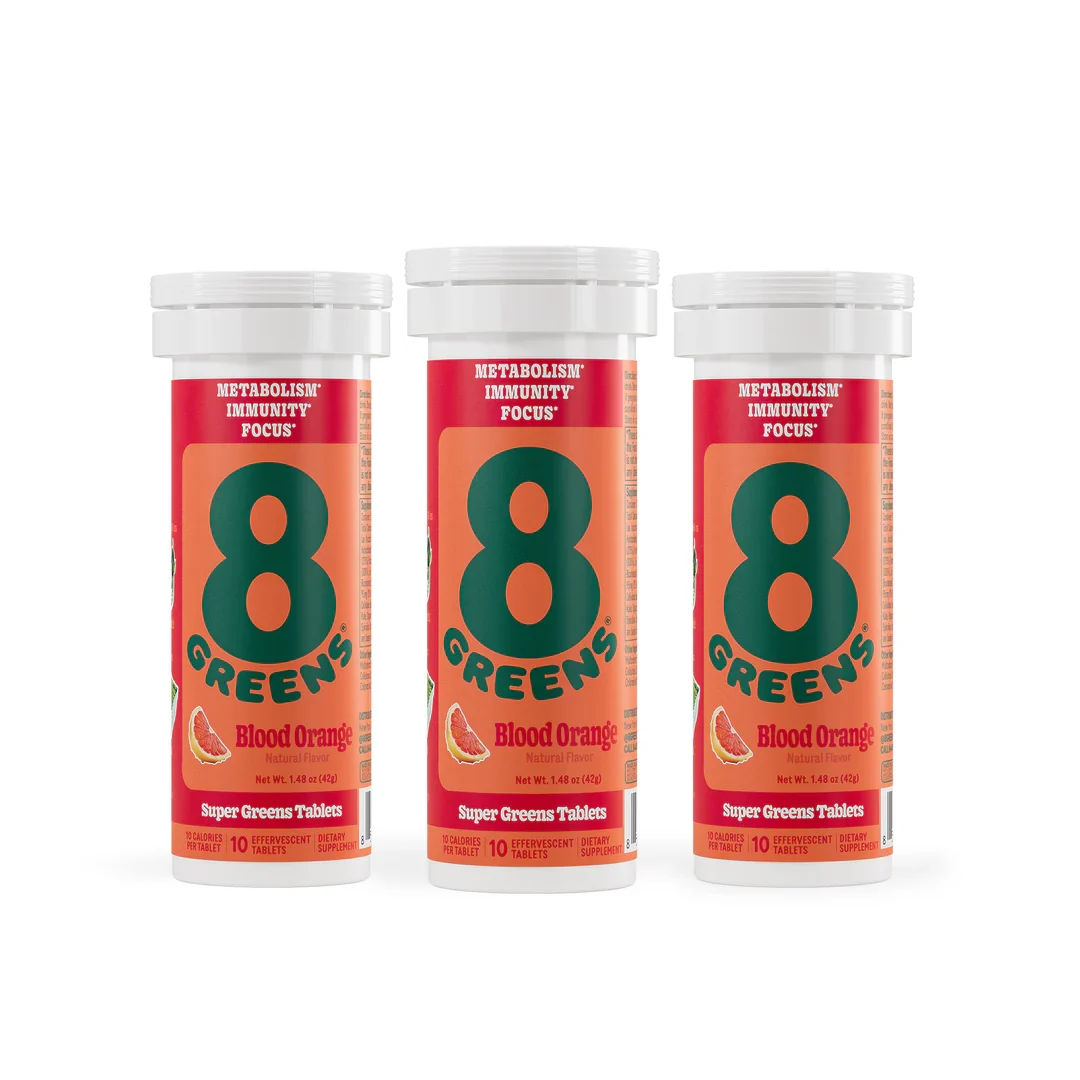 Genuine 8Greens Super Greens Tablet - Blood Orange Artisan
