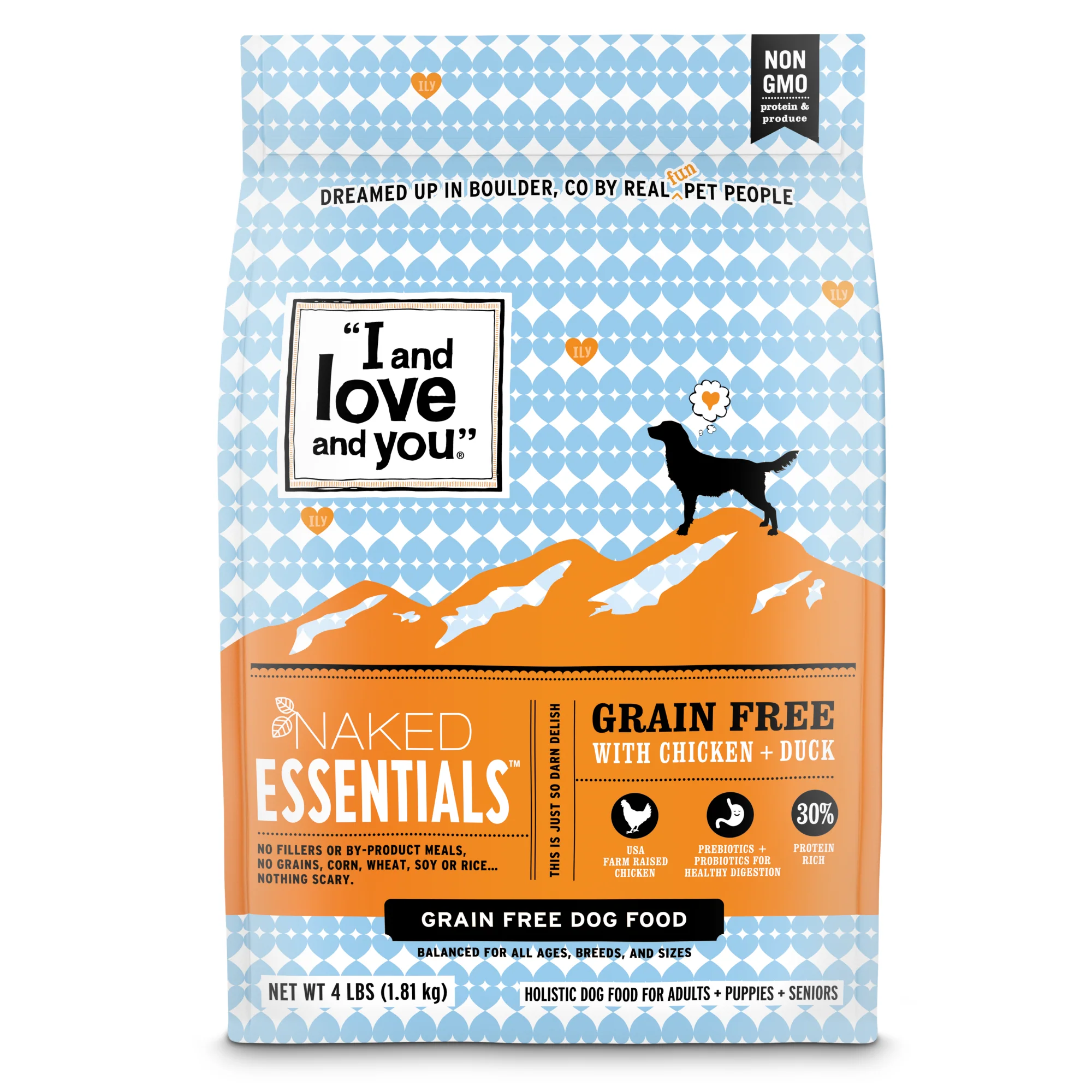 Smart I and Love and You Naked Essentials Grain- Chicken and Duck Recipe Dry Dog Food Contemporary