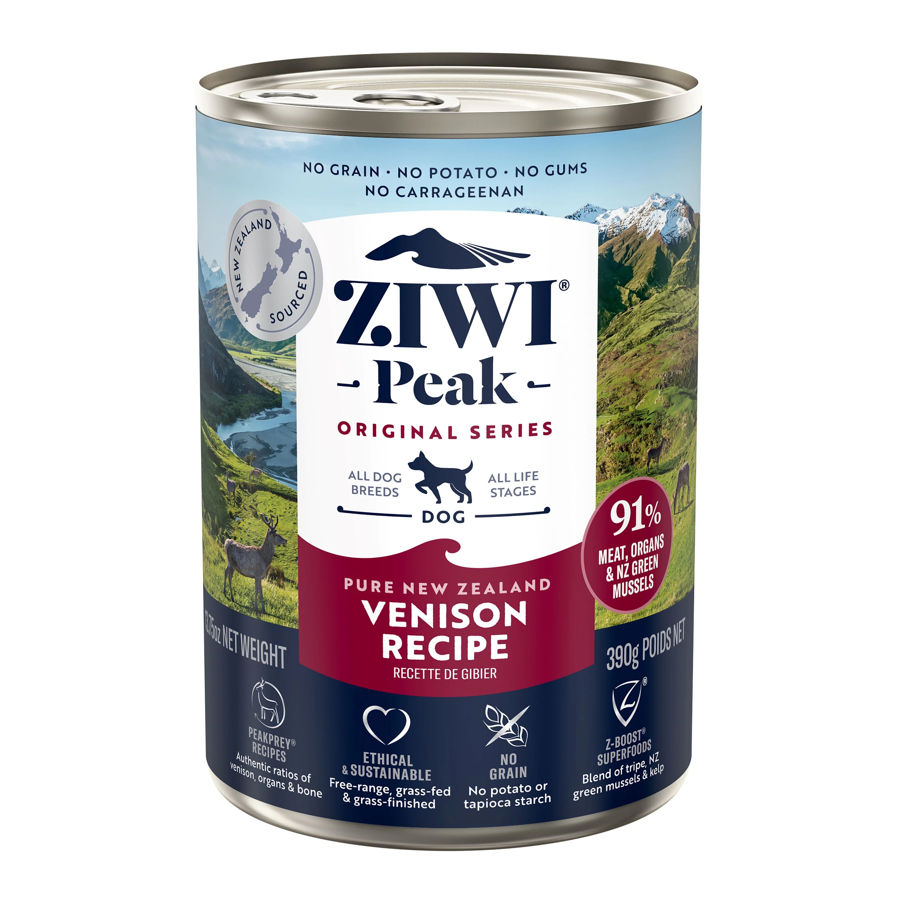 Reusable ZIWI Canned Wet Dog Food – All Natural High Protein Grain Limited Ingredient Sophisticated