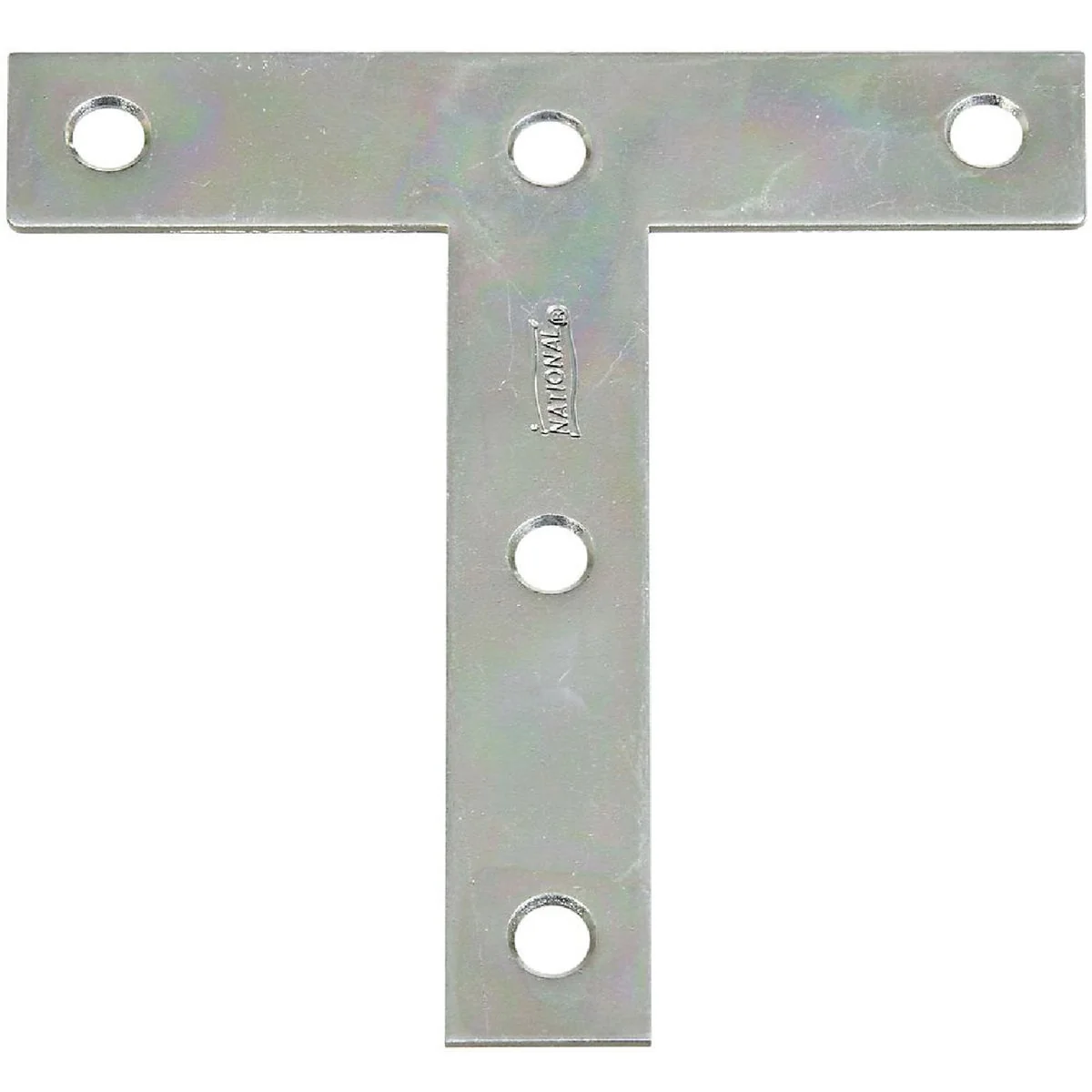 Solid National 4 x 4 Zinc T-Plate 2-Pack Practical