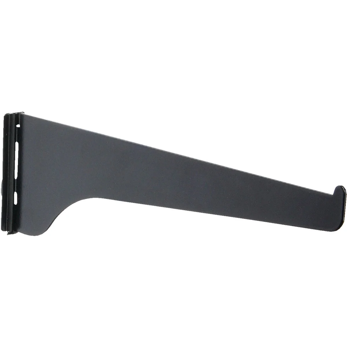 Expertly Made Knape Vogt 180 Series 12 In. Black Steel Regular-Duty Single-Slot Shelf Bracket Innovative