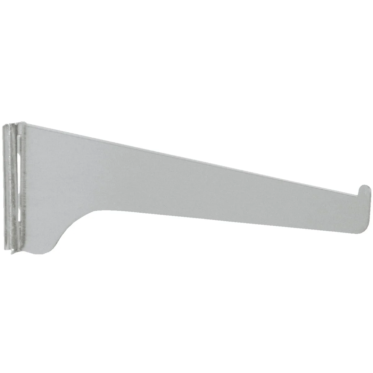 Effective Knape Vogt 180 Series 18 In. Anochrome Steel Regular-Duty Single-Slot Shelf Bracket Natural