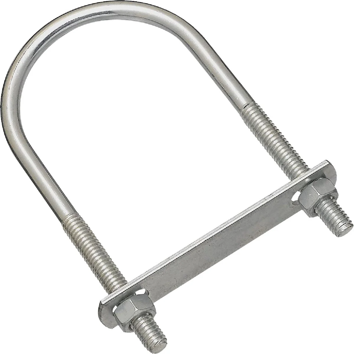 Genuine National 5 16 In. x 2-1 2 In. x 5 In. Zinc Round U Bolt Premium